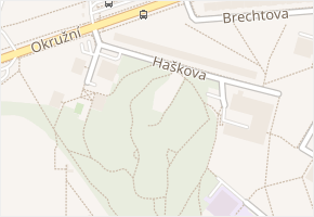 Haškova v obci Brno - mapa ulice