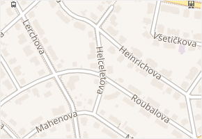 Helceletova v obci Brno - mapa ulice
