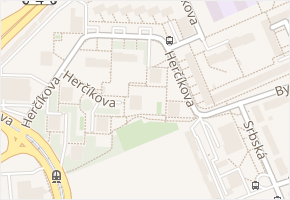 Herčíkova v obci Brno - mapa ulice