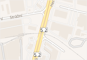 Heršpická v obci Brno - mapa ulice