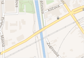Hladíkova v obci Brno - mapa ulice