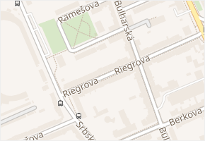 Hlaváčkova v obci Brno - mapa ulice