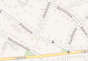 Hlávkova v obci Brno - mapa ulice