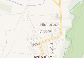 Hluboček v obci Brno - mapa ulice