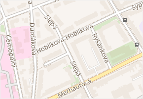 Hoblíkova v obci Brno - mapa ulice