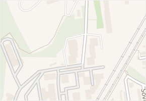 Horní v obci Brno - mapa ulice