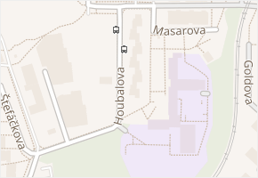 Houbalova v obci Brno - mapa ulice