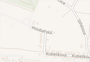 Houbařská v obci Brno - mapa ulice