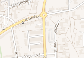 Hraničky v obci Brno - mapa ulice