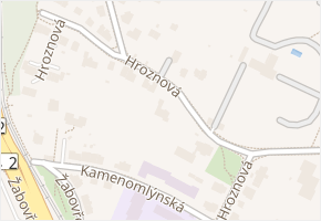 Hroznová v obci Brno - mapa ulice