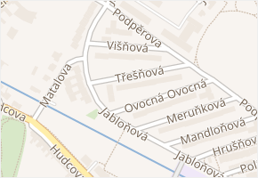 Jabloňová v obci Brno - mapa ulice