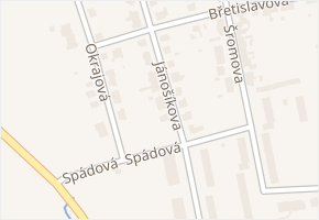 Jánošíkova v obci Brno - mapa ulice