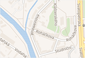 Jeneweinova v obci Brno - mapa ulice