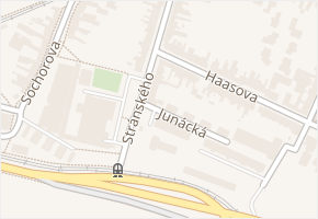 Junácká v obci Brno - mapa ulice