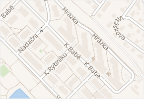K Babě v obci Brno - mapa ulice