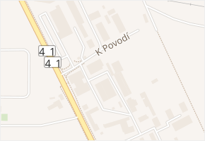 K Povodí v obci Brno - mapa ulice