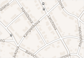 Kampelíkova v obci Brno - mapa ulice