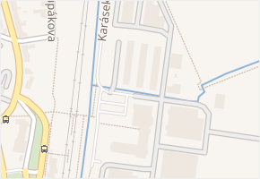 Karásek v obci Brno - mapa ulice
