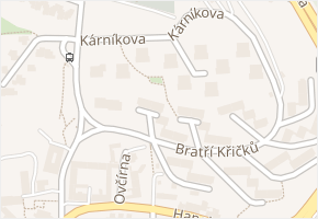 Kárníkova v obci Brno - mapa ulice