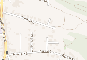 Klarisky v obci Brno - mapa ulice