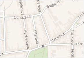 Klicperova v obci Brno - mapa ulice