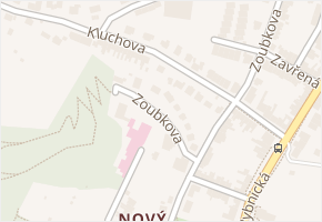 Kluchova v obci Brno - mapa ulice