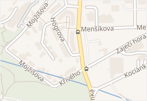 Kociánka v obci Brno - mapa ulice