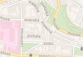 Kopečná v obci Brno - mapa ulice