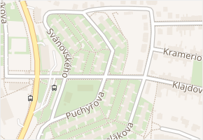 Kosíkova v obci Brno - mapa ulice