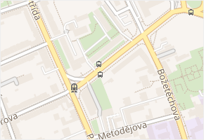 Kosmova v obci Brno - mapa ulice
