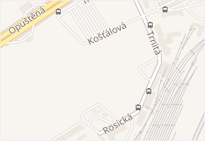 Košťálová v obci Brno - mapa ulice