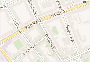 Kotlářská v obci Brno - mapa ulice