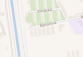 Kovácká v obci Brno - mapa ulice
