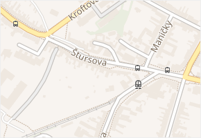 Kozákova v obci Brno - mapa ulice