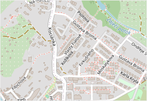 Kožíkova v obci Brno - mapa ulice