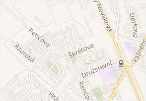 Kremličkova v obci Brno - mapa ulice