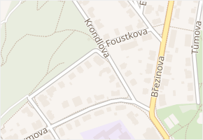 Krondlova v obci Brno - mapa ulice