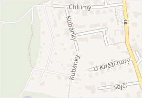 Kubánky v obci Brno - mapa ulice