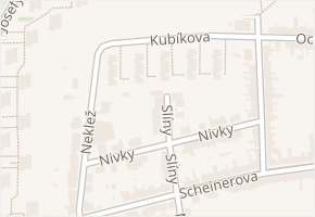 Kubíkova v obci Brno - mapa ulice
