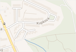 Kupkova v obci Brno - mapa ulice