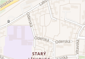 Labská v obci Brno - mapa ulice