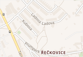 Ladova v obci Brno - mapa ulice