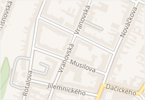 Lieberzeitova v obci Brno - mapa ulice
