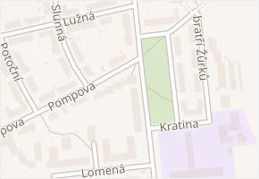 Lomená v obci Brno - mapa ulice