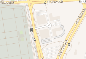 Londýnské náměstí v obci Brno - mapa ulice