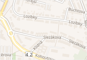 Lozíbky v obci Brno - mapa ulice