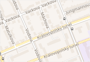 Máchova v obci Brno - mapa ulice