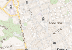 Makovského lávka v obci Brno - mapa ulice