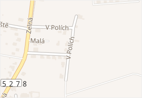 Malá v obci Brno - mapa ulice