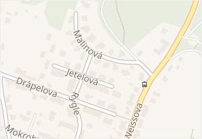 Malinová v obci Brno - mapa ulice